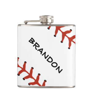 Baseball-Softball-Design-Flasche Flachmann