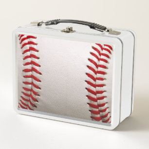 Baseball Softball Gesticktes Grafikdesign - Sportk Metall Brotdose