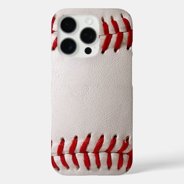 Baseball Softball iPhone 16 Pro Hülle (Rückseite)