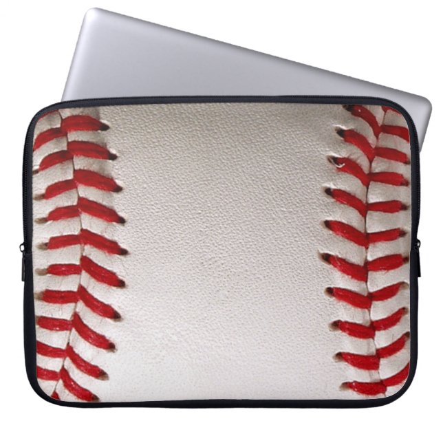 Baseball Softball Laptopschutzhülle (Vorderseite)