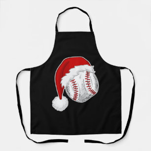 Baseball, Softball-Liebhaber - Xmas Weihnachtsmann Schürze