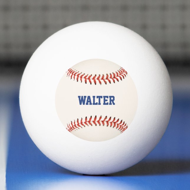 Baseball Softball - Name Tischtennisball (Baseball Softball Sport Name Ping Pong Ball)