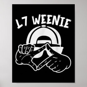 Baseball Softball Saison L7 Würstchen Funny Boys K Poster