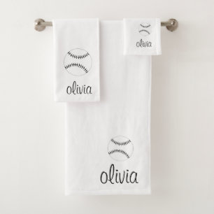 Baseball/Softball Script Girl Monogramme Nom