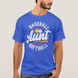 Baseball Softball Tante eines Softball Baseball Sp T-Shirt