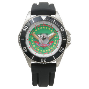 Baseball-Spieler, Baseball-Uhr Armbanduhr