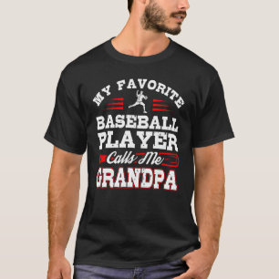Baseball-Spieler nennt mich Opa Sports Lover Coac T-Shirt