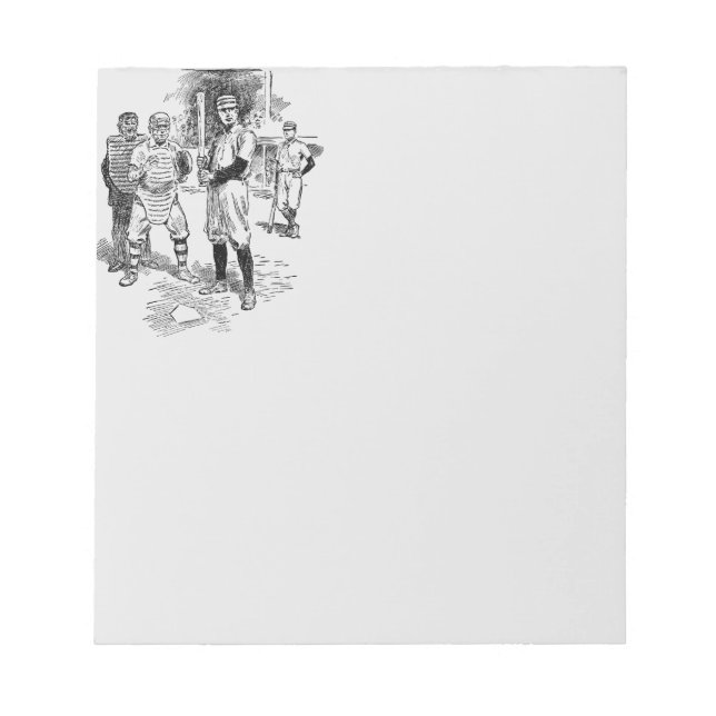 Baseball: Spieler Notizblock (Vorderseite)