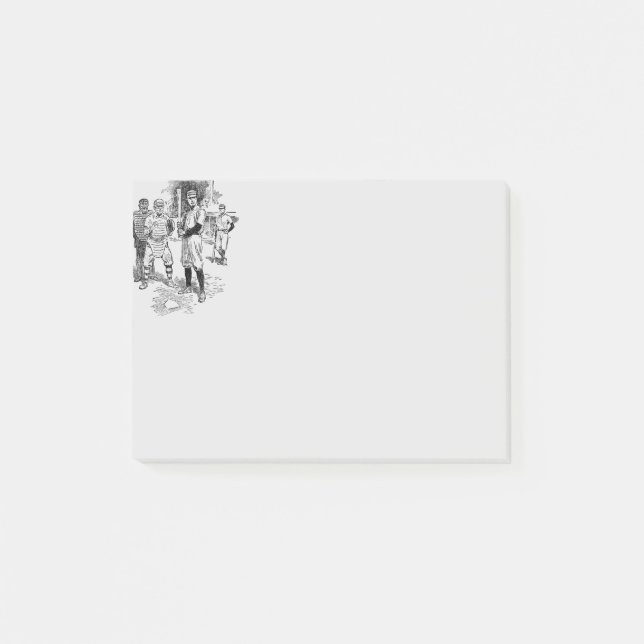 Baseball: Spieler Post-it Klebezettel (Vorderseite)