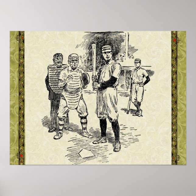 Baseball: Spieler-Poster Poster (Vorne)