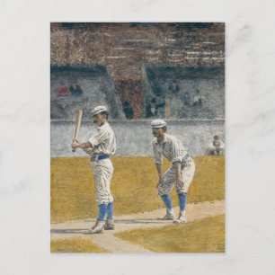 Baseball Spieler praktizieren - Thomas Eakins Postkarte