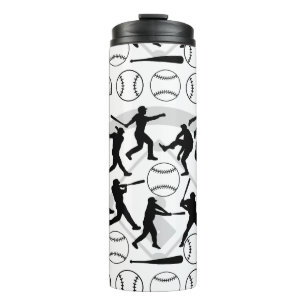 Baseball-Spielmuster.w Thermosbecher