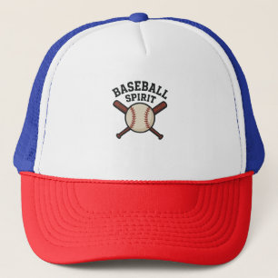 Baseball Spirit - Klassisches Sportlogo-Design Truckerkappe