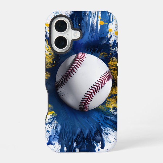 Baseball Splash iPhone / iPad Gehäuse 16 Hülle (Rückseite)