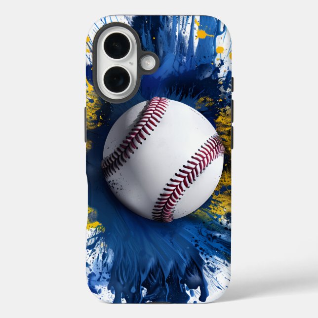 Baseball Splash iPhone / iPad Gehäuse 16 Hülle (Rückseite)