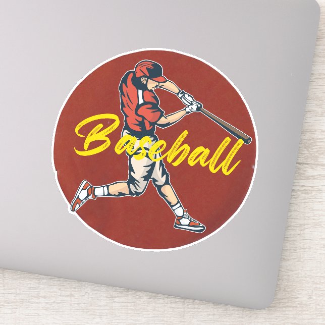 Baseball Sport Aufkleber (Detail)