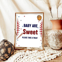 Baseball Sport Baby ist süße Babydusche Gefallen