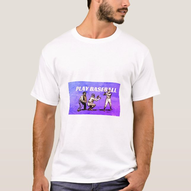 Baseball Sport Event Royale Designs T-Shirt (Vorderseite)