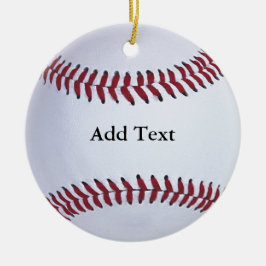 Baseball-Sport Keramik Ornament