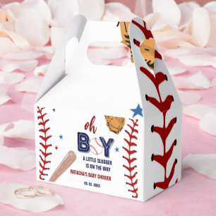Baseball Sport Kleine Schläger Boy Baby Dusche Geschenkschachtel