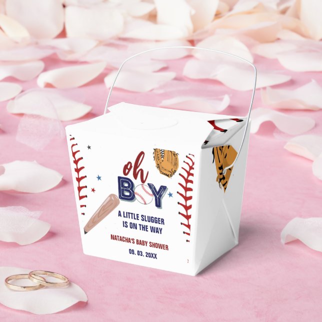 Baseball Sport Kleine Schläger Boy Baby Dusche Geschenkschachtel (Hochzeit)