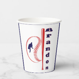 Baseball-Sport Pappbecher