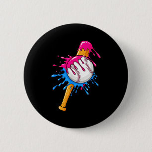 Baseball Sport Respektiert The Drip Jungen Basebal Button
