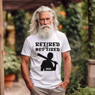 Baseball-Sportarten im Ruhestand: ermüdet, aber ni T-Shirt