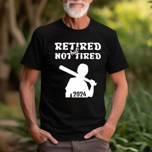 Baseball-Sportarten im Ruhestand: ermüdet, aber ni T-Shirt