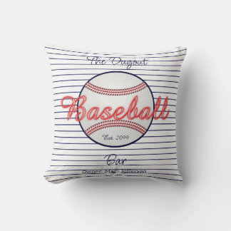 Baseball-Sportbar-Wurfkissen Kissen