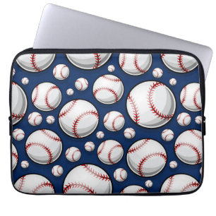 Baseball-Sportmuster Laptopschutzhülle