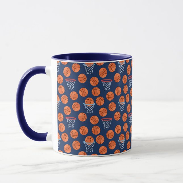 Baseball-Sportmuster  Tasse (Links)