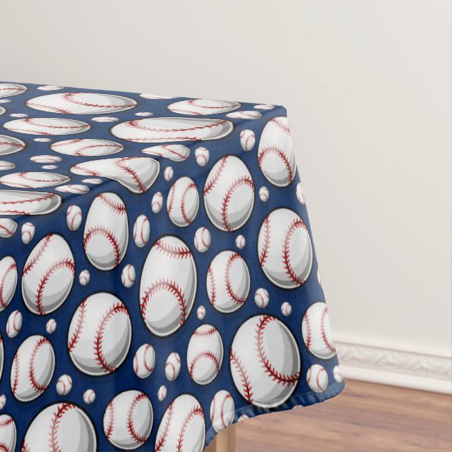 Baseball-Sportmuster Tischdecke (Beispiel)