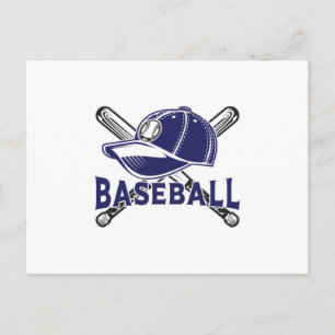 Baseball Sports Catcher Pitcher Funny Gift Idee Postkarte