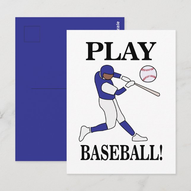 Baseball Sports Coach Player Postkarte (Vorne/Hinten)