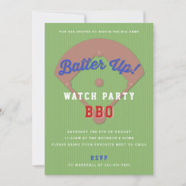 Baseball Sports Game Watch Party Einladung
