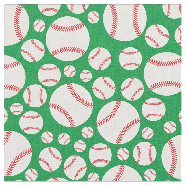 Baseball Sports Niedlich Stoff (Nahaufnahme)