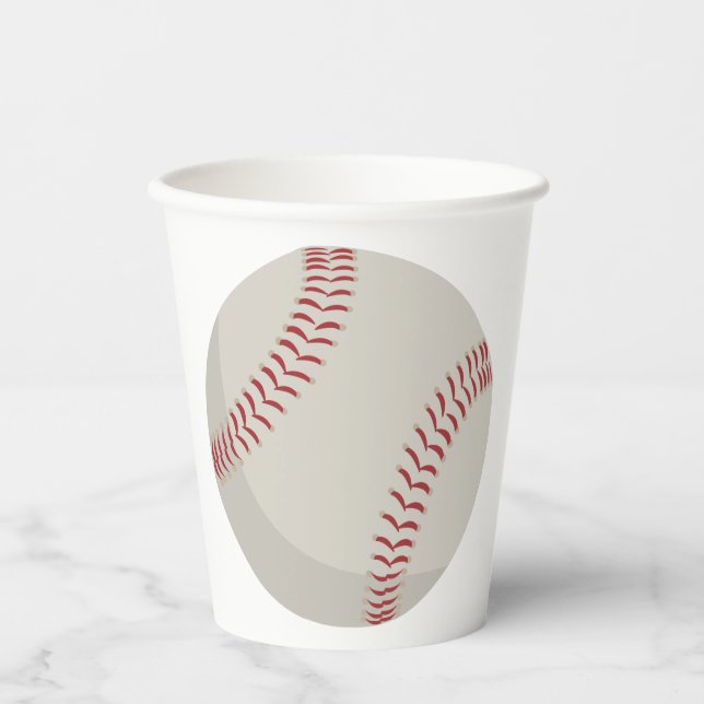 Baseball Sports Pappbecher (Vorderseite)