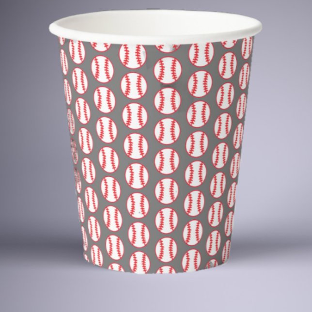 Baseball Sports Party Paper Cups Pappbecher (Von Creator hochgeladen)