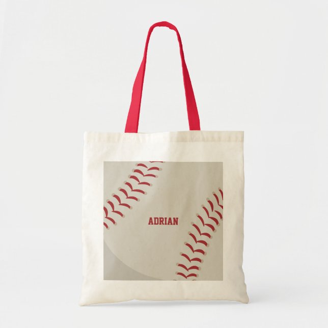 Baseball Sports Personalisiert Tragetasche (Vorne)