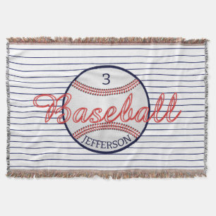 Baseball-Sportschuh mit Namensnummer Decke