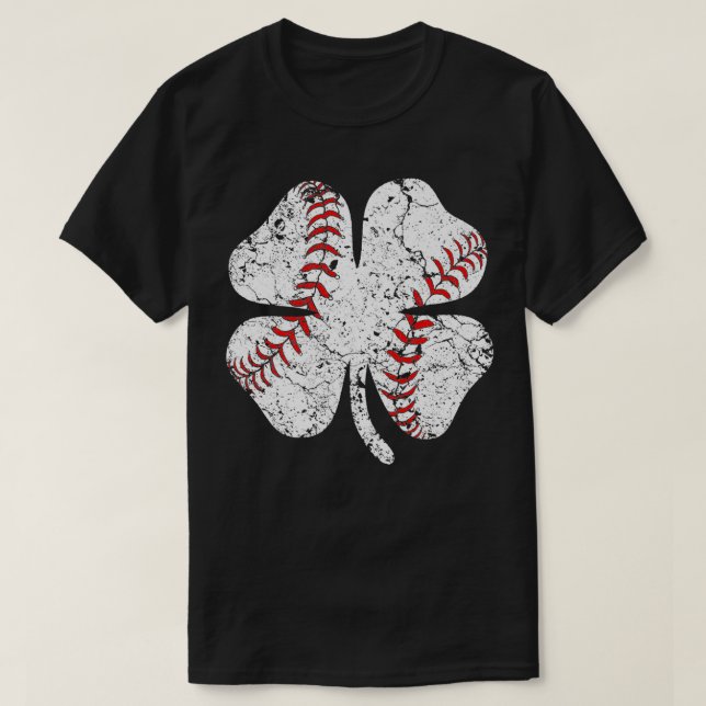 Baseball St Patricks Day Boys Men Catcher T-Shirt (Design vorne)