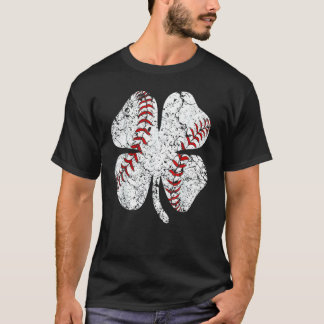 Baseball St. Patricks Day Jungen Männer Fänger Pit T-Shirt
