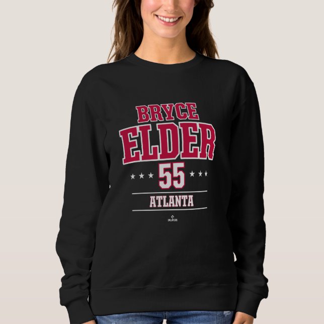 Baseball Star Bryce Elder Atlanta MLBPA Sweatshirt (Vorderseite)
