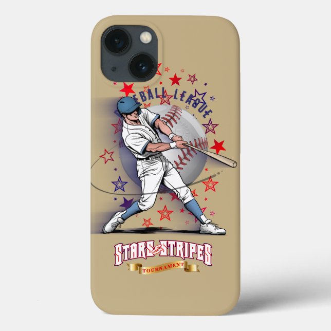 Baseball Stars & Stripes | Case-Mate iPhone Hülle (Rückseite)