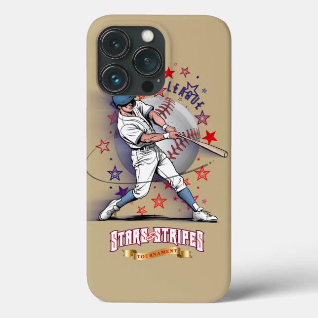 Baseball Stars & Stripes | Case-Mate iPhone Hülle (Rückseite)