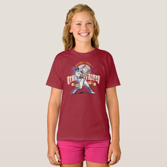 Baseball Stars & Stripes (D. mode) | KIds T-Shirt (Vorne ganz)