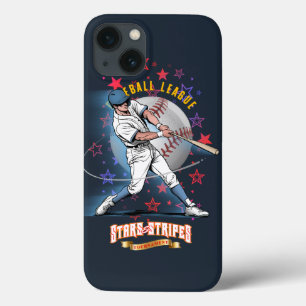 Baseball Stars & Stripes (Dunkler Modus) Case-Mate iPhone Hülle