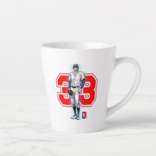 Baseball Stars & Stripes Latte-Mug Milchtasse