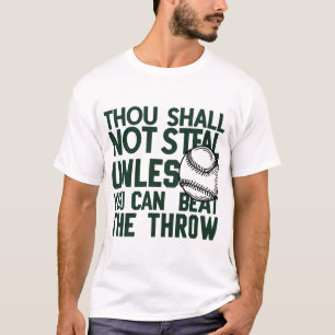 Baseball Stealing Spaß Shirt